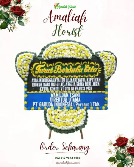 Papan Bunga Duka Paket Wedding Depok